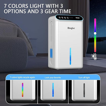 Dehumidifiers, Dehumidifier for Home Quiet Small Dehumidifier for Bedroom - Image 6