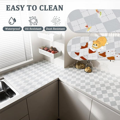 Shelf Liner for Kitchen Cabinets 24" x 240" Non-Adhesive Non-Slip Drawer Liners - Image 3