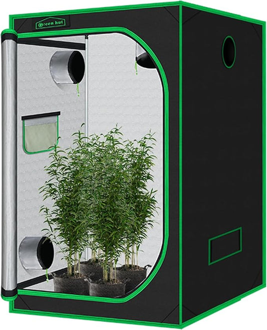 60"x60"x78" 600D Mylar Hydroponic Growing Tents by GreenHut