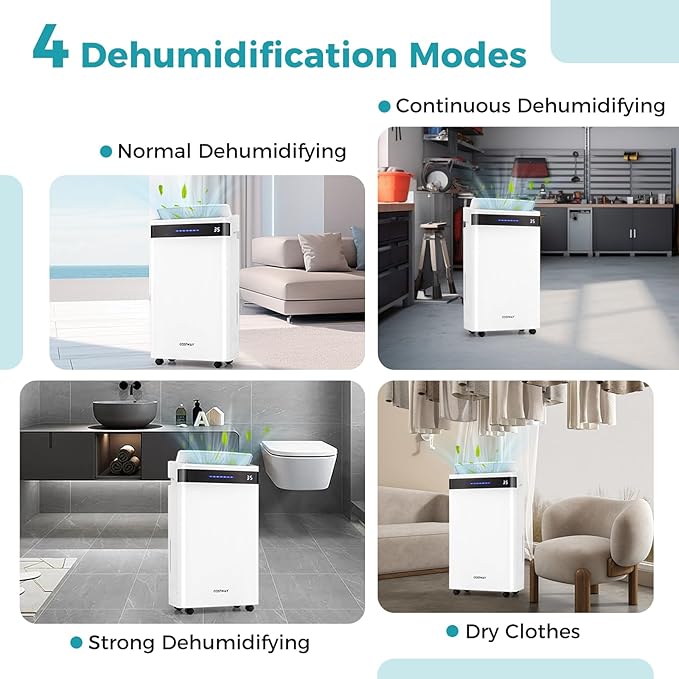 COSTWAY 4, 500 Sq. Ft Dehumidifier - Image 3