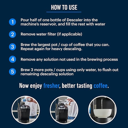 Descaling Solution Coffee Machine Descaler Cleaner | Compatible - Image 5