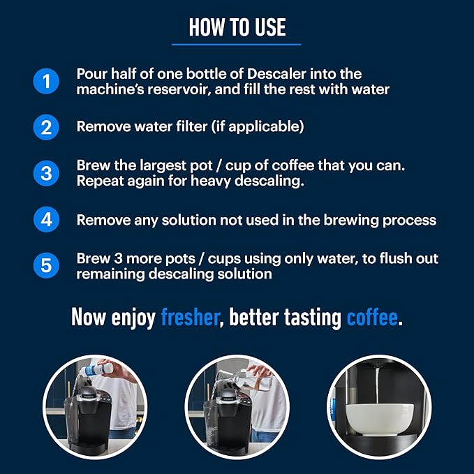 Descaling Solution Coffee Machine Descaler Cleaner | Compatible - Image 8