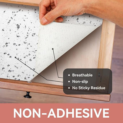 RAY STAR Shelf Liners for Kitchen Cabinets Non-Adhesive, 12 Inch x 5 Feet - Image 8