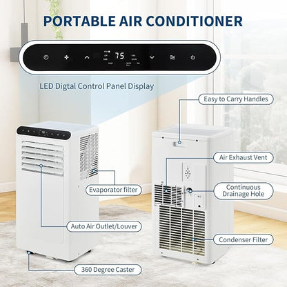 GarveeHome Portable Air Conditioner, 8000 BTU - Image 4