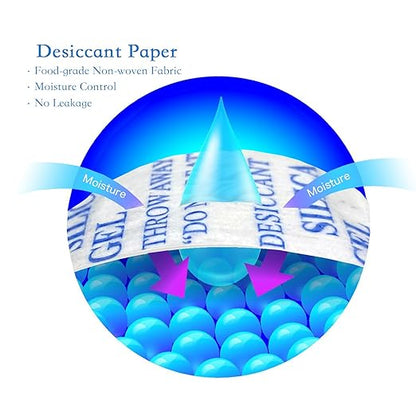 Silica Gel Packets, 100 Gram 6 Packets Desiccant Packs, Moisture Absorbers - Image 4