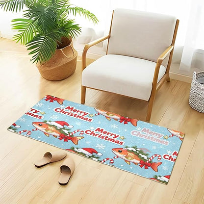 Merry Christmas Golden Salmon decorative mats - Image 4