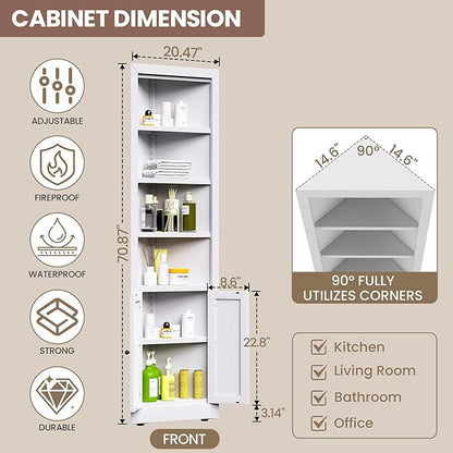 Metal Pantry Storage Cabinet - Image 2