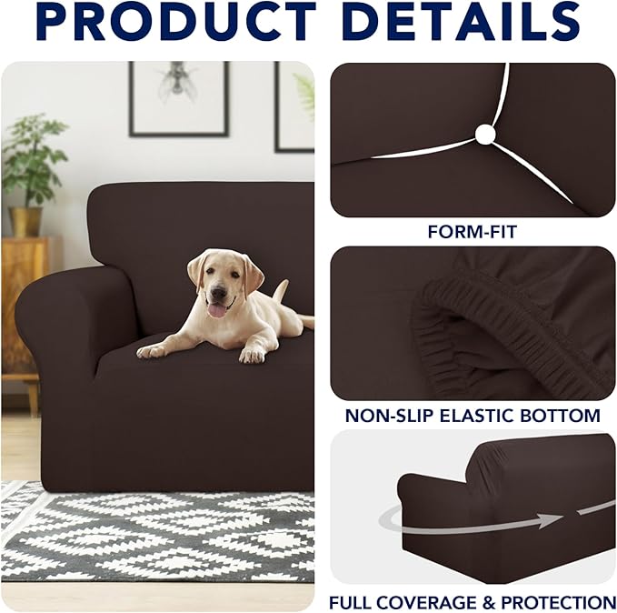 PureFit 100% Dual Waterproof Couch Cover Slipcovers - Image 4