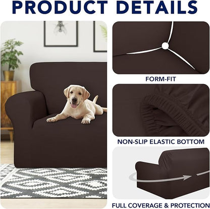 PureFit 100% Dual Waterproof Couch Cover Slipcovers - Image 4