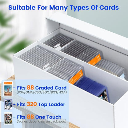 Pulchra 6 Pack Trading Graded Card Storage Box - Image 3