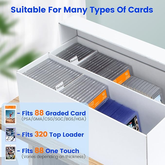 Pulchra 4 Pack Trading Graded Card Storage Box - Image 3