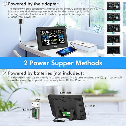 Weather Station Wireless Indoor Outdoor, Digital Thermometer - Image 5