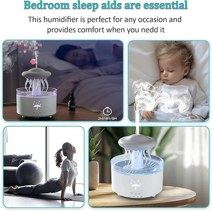 Humidifier for Bedroom, Rotating Umbrella Diffuser - Image 4