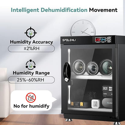 Dry Cabinet Camera Digital Control Dehumidifier 35L Electronic Dry Box - Image 2