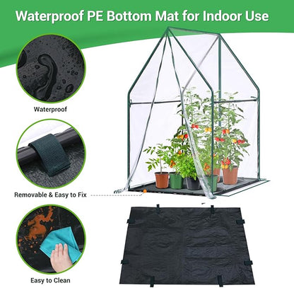 Mini Greenhouse for Indoor Outdoor: Ohuhu Portable Green House - Image 4