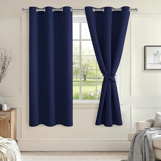 Hiasan Blackout Curtains for Bedroom, Thermal Insulated, Light Blocking by Hiasan