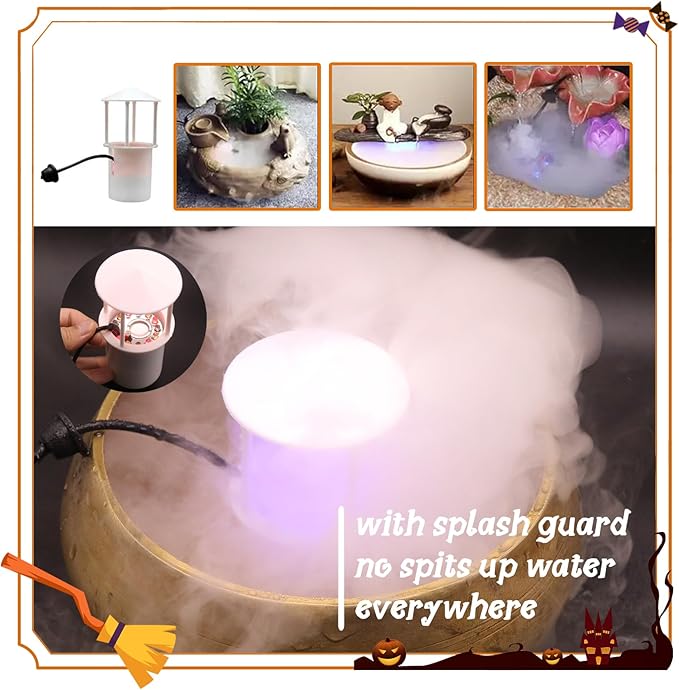 Halloween Mist Maker, Halloween LED Ultrasonic Mister Fogger - Image 4