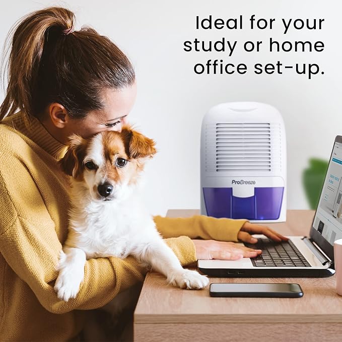 Pro Breeze Electric Mini Dehumidifier, 2200 Cubic Feet, Compact and Portable - Image 8