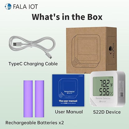 WiFi Temperature & Humidity Monitor, No Subscription 24/7 Remote Temp Sensor - Image 9