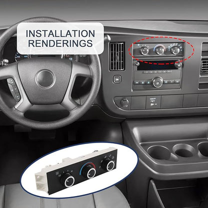 Front A/C Heater Climate Control Module Compatible - Image 7
