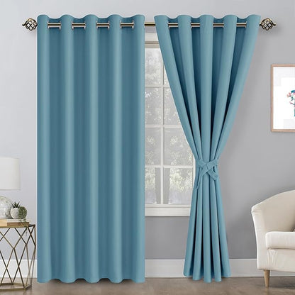Hiasan Blackout Curtains for Bedroom, 60 x 84 Inches Long - Image 2