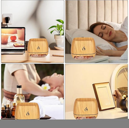 Ultrasonic Diffusers for Aromatherapy, Salt Rock Fragrance Oil Humidifier | - Image 4