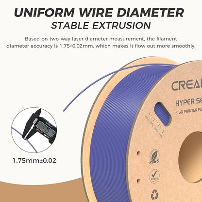 Official Creality Hyper PLA Filament 1.75mm, High Speed PLA 30-600mm/s Rapid 3D - Image 4
