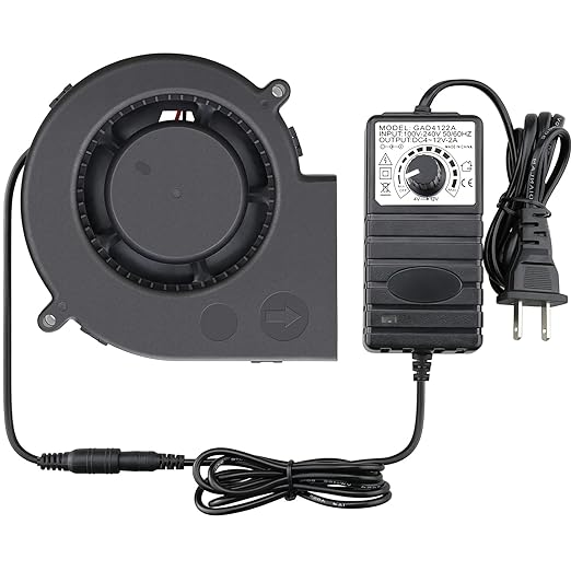 GDSTIME 97mm x 33mm DC Blower, 110V 220V AC Powered Fan 9733 by GDSTIME