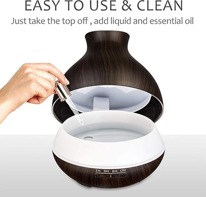 BZseed Aromatherapy Essential Oil Diffusers, Waterless Auto-Off, 7 Color LED - Image 6