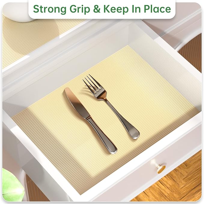 Shelf and Drawer Liner for Kitchen Cabinet, Non-Adhesive 12in x 240in - Image 6