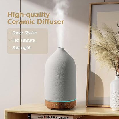 Diffuserlove Ceramic Essential Oil Diffuser 160ML Aromatherapy Diffuser - Image 2