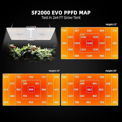 Spider Farmer Grow Tent Complete System 4x2 SF-2000 LED Grow Light - Image 3