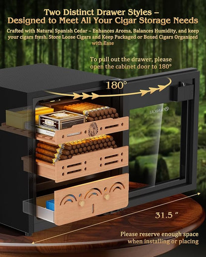 Electric Cigar Humidor Cabinet - Image 6
