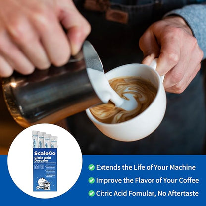 Coffee Machine Cleaner & Descaler | Citric Acid Descaling Powder | Pre-measured - Image 5