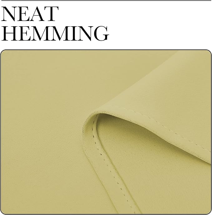 NICETOWN Curtain Blackout Drape Panel, Single Panel, 42 x 84 inch, Paler Yellow - Image 6