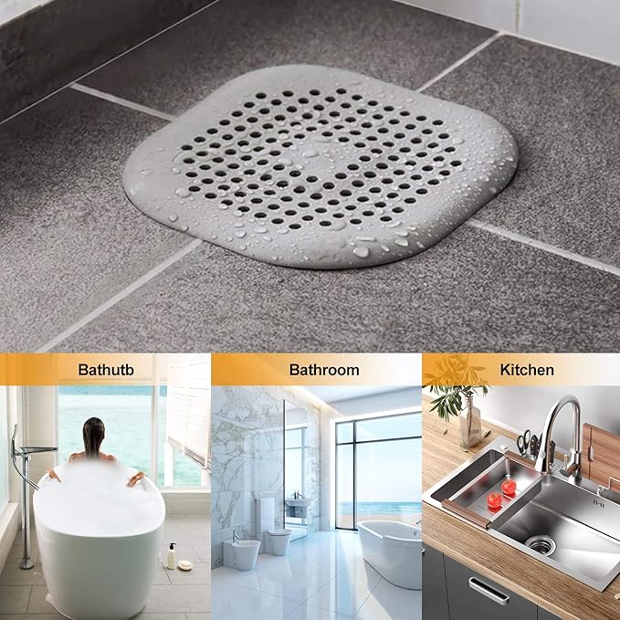Hair Drain Catcher, Square Drain Cover - Image 5