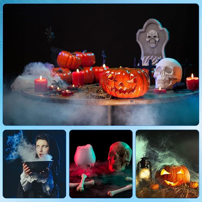 Yaomiao 1 Piece Halloween Mist Maker Fogger Small Ultrasonic Fog Machine - Image 6