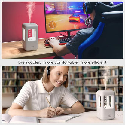 600ml Small Humidifier White - - Image 7
