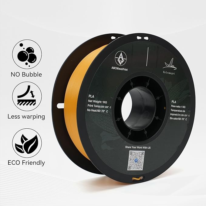 PLA 3D Printer Filament, Dimensional Accuracy +/- 0.02 mm, 1 kg Spool, 1.75 - Image 5