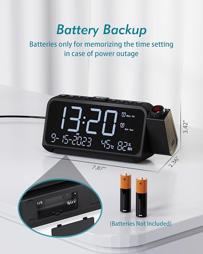 Roxicosly Projection Alarm Clock - Image 8