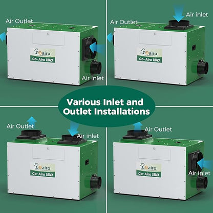 Whole House Dehumidifier with Controller, 280 Pint with Fresh Air Function - Image 6