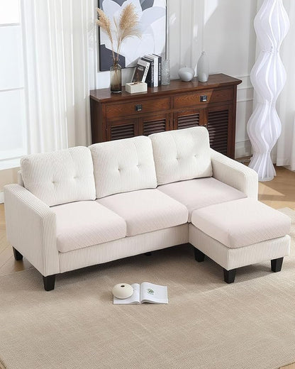 Fuloon Waterproof Seat Cushion Covers 3 PCS, Stretch Sofa Cushion Slipcovers - Image 3