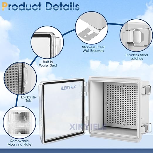 Waterproof Outdoor Project ABS Plastic Junction Box IP67 Weatherproof Dustproof - Image 3
