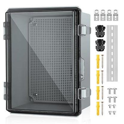 Waterproof Electrical Junction Box, IP67 Plastic Weatherproof Electrical by TOTUFY