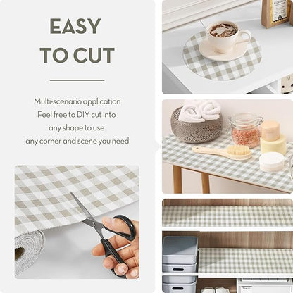 Drawer Shelf Liner, Non-Slip Kitchen Cabinet Liners Non-Adhesive Thick Strong - Image 4