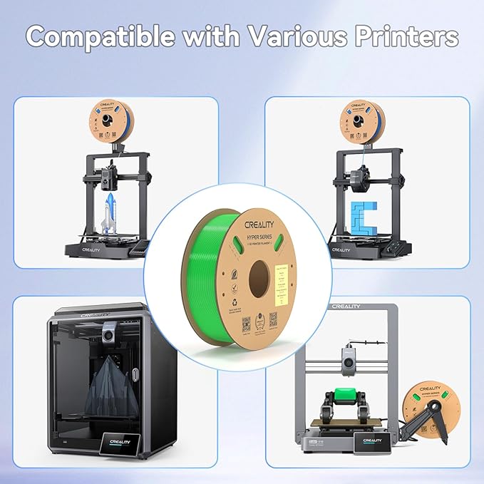 Official Creality Hyper PETG Filament 1.75mm, High Speed 600mm/s 3D Printer - Image 8
