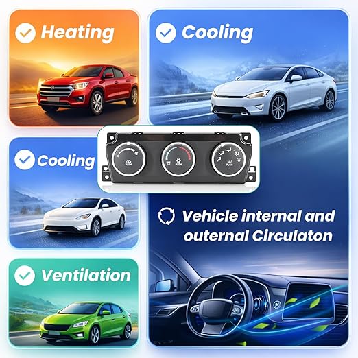 55056826AB A/C Heater Climate Control Module, Compatible - Image 6