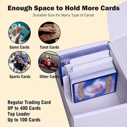 NUMINA 7 Pack 350 Small Card Storage Box, Heavy Duty Cardboard Game Card - Image 2
