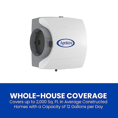 AprilAire 500M 12-gal. Whole-House Small Bypass Evaporative Humidifier - Image 3