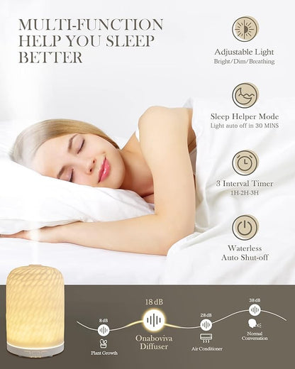 Essential Oil Diffuser – 2.4MHz Ultrasonic Aromatherapy Diffuser, Health Night - Image 3